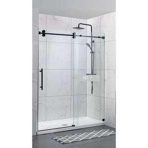 HT-3 Frameless Single Sliding Shower Door