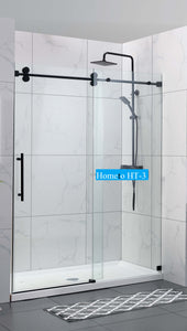 HT-3 Frameless Single Sliding Shower Door
