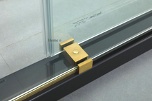 Load image into Gallery viewer, HT-1 Frameless  Double Sliding Shower Door Golden Series