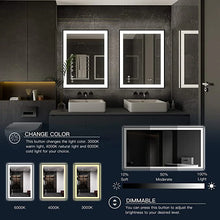 Load image into Gallery viewer, MRA LED Bathroom Anti-Fog Mirror