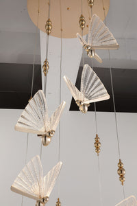 CL4 Butterfly8 Bulb Chandelier