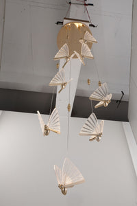 CL4 Butterfly8 Bulb Chandelier