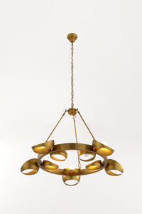 CL5 Chain10 Bulb Chandelier