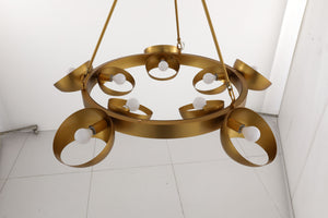 CL5 Chain10 Bulb Chandelier