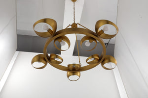 CL5 Chain10 Bulb Chandelier