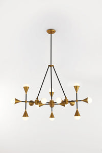 CL6 Cross15 Bulb Chandelier