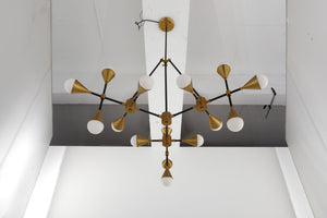 CL6 Cross15 Bulb Chandelier