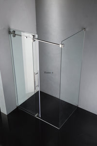 HT-3 Frameless Single Sliding Shower Door