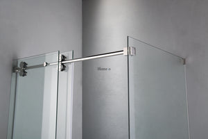 HT-3 Frameless Single Sliding Shower Door