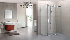 HT-2 Frameless Single Sliding Shower Door