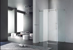 HT-3 Frameless Single Sliding Shower Door