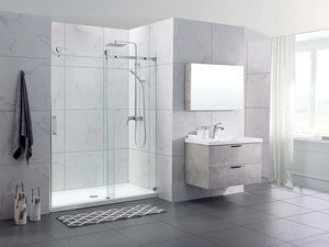 HT-2 Frameless Single Sliding Shower Door