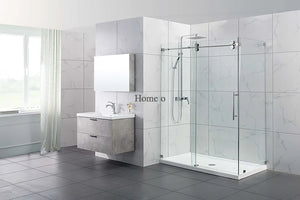 HT-3 Frameless Single Sliding Shower Door