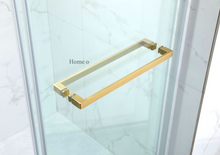 Load image into Gallery viewer, HT-1 Frameless  Double Sliding Shower Door Golden Series