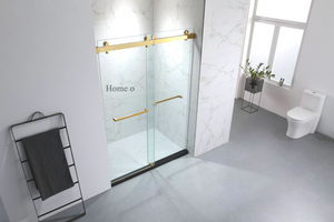 HT-1 Frameless  Double Sliding Shower Door