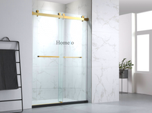 Load image into Gallery viewer, HT-1 Frameless  Double Sliding Shower Door Golden Series