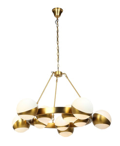 CL5 Chain10 Bulb Chandelier